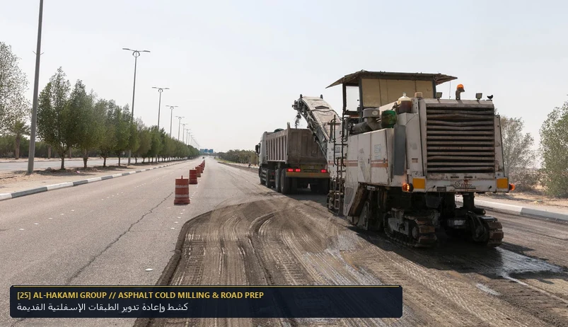 Cold Planing Asphalt Milling Road Rehabilitation - Hakami Group
